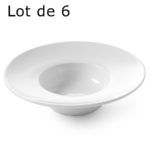 assiette creuse au milieu