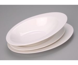 assiette plate ovale