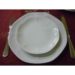 service de table blanc