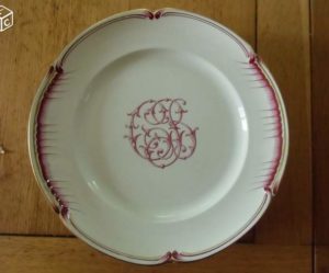 service de table luneville k g