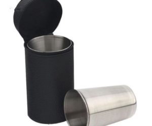 verre a vin en acier inoxydable