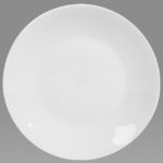 assiette a dessert blanche