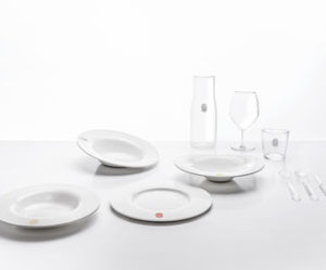 assiette creuse asymetrique