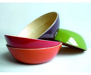 assiette creuse bambou