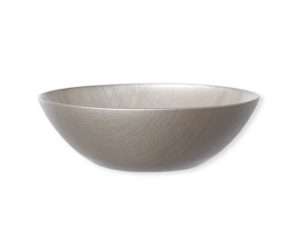 assiette creuse taupe