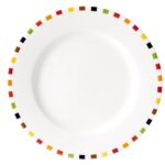 assiette plate arc en ciel
