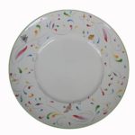 assiette plate arc en ciel