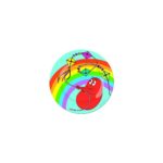 assiette plate arc en ciel