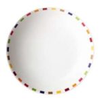 assiette plate arc en ciel