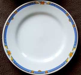 assiette plate creuse dessert