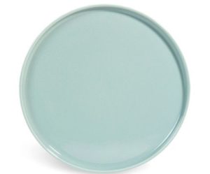 assiette plate sans rebord