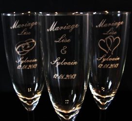 flute a champagne gravee pas cher
