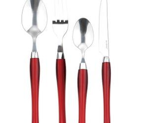 menagere 24 pieces inox poli miroir oboe