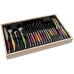 menagere 24 pieces multicolore
