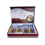 menagere 24 pieces multicolore