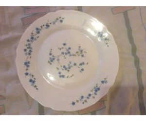 service de table arcopal myosotis