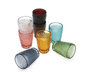 verre a eau rose