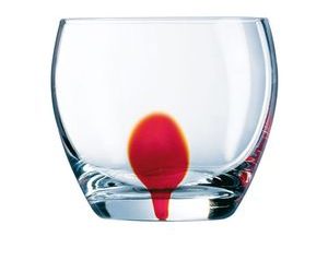 verre a eau rouge pas cher