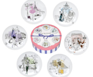 assiette a dessert les parisiennes