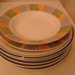 assiette plate a 1 euro