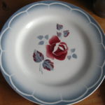 assiette plate digoin