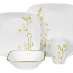 service de table jaune