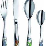set de 4 couverts eckbert fille en acier inoxydable