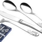set de 4 couverts eckbert fille en acier inoxydable