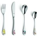 set de 4 couverts eckbert fille en acier inoxydable
