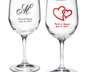 verre a vin personnalise