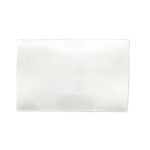 assiette a dessert rectangulaire blanc