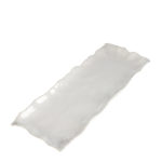 assiette a dessert rectangulaire blanc