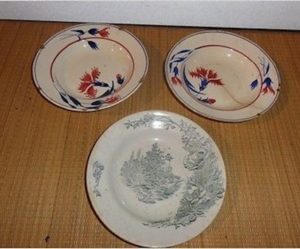 assiette creuse vintage