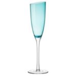 flute a champagne bleu