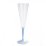 flute a champagne bleu