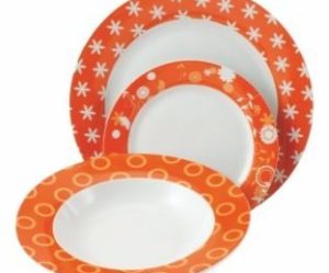 service de table orange