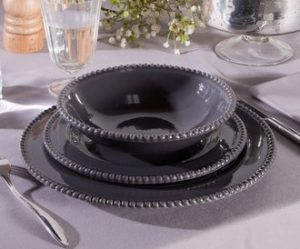 service de table taupe