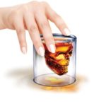 verre a whisky tete de mort
