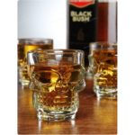 verre a whisky tete de mort