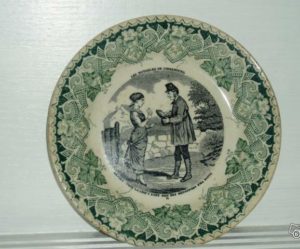 assiette a dessert luneville