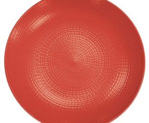 assiette a dessert rouge