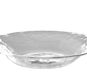 assiette creuse transparente