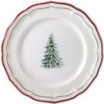 assiette plate de noel