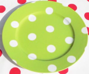 assiette plate sabre