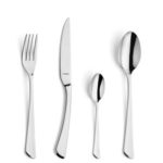 menagere 24 pieces en inox finition miroir adagio