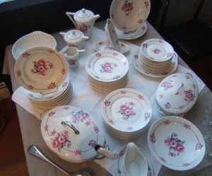 service de table rose