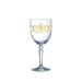 verre a pied dore