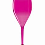 verre a pied rose