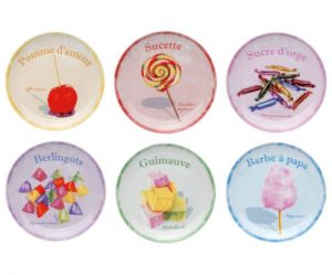 assiette a dessert bonbon