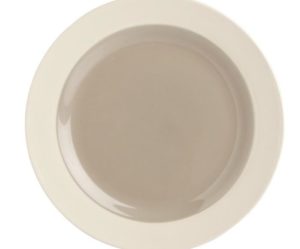 assiette plate beige